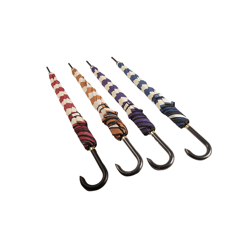 ストライプ ビーチ サン オックスフォード ストレート パラソル-0E6B0007