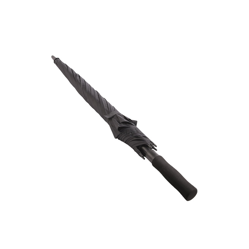 成熟した男性黒紬ゴルフ傘-0E6B0716