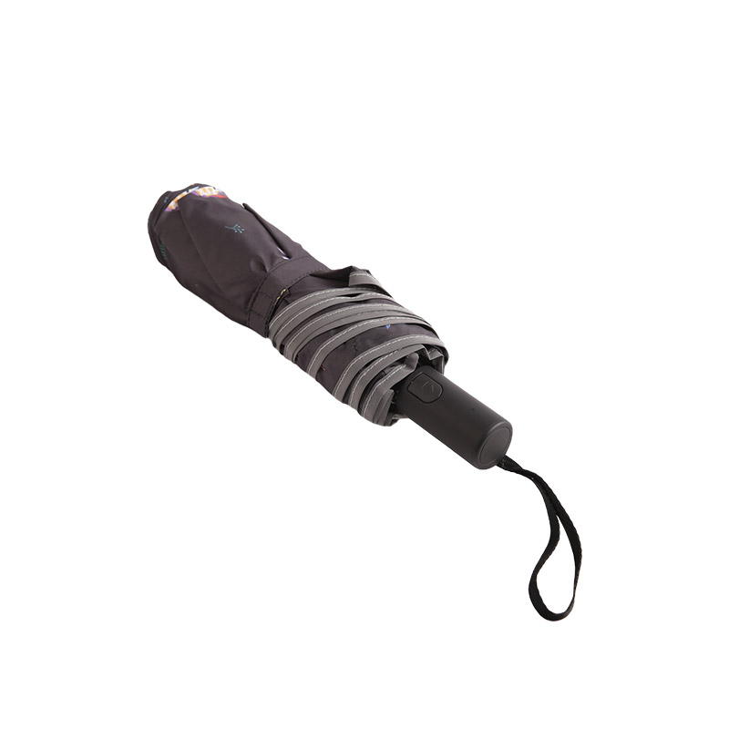 不定鳥 紬三つ折り傘-0E6B0764